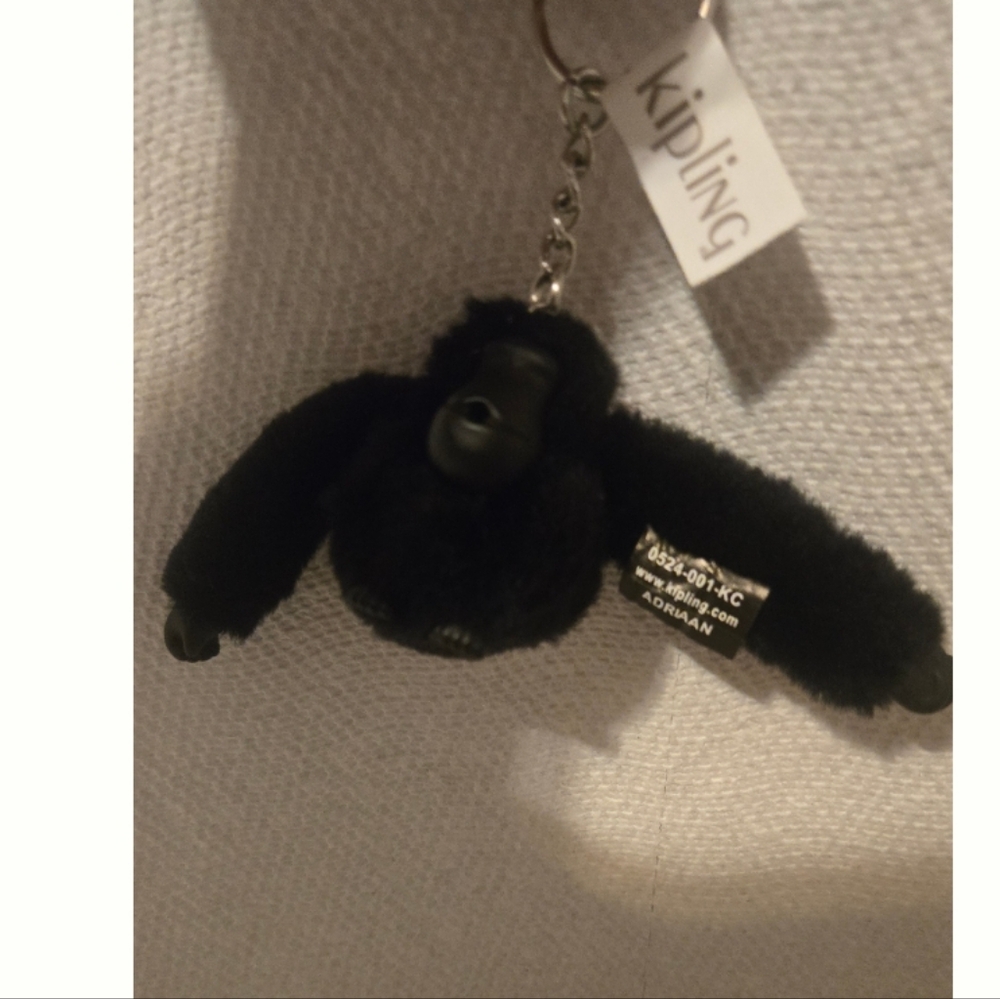 Kipling Plush Black Gorilla Keychain - Picture 7 of 9